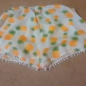 Pineapple shorts