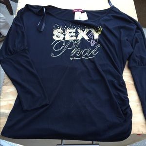 NWT Baby Phat Dolman Top Sexy 1x plus size.