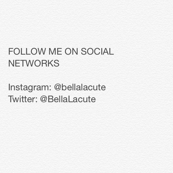 Follow me on social networks !
