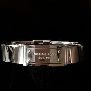 Michael Kors Silver Logo Bracelet