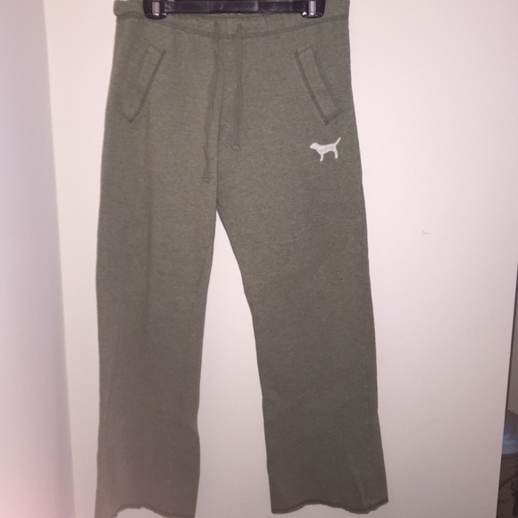 PINK Victoria's Secret Green Sweatpants