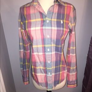 Plaid lightweight button up