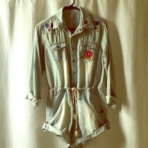 Spell designs denim romper