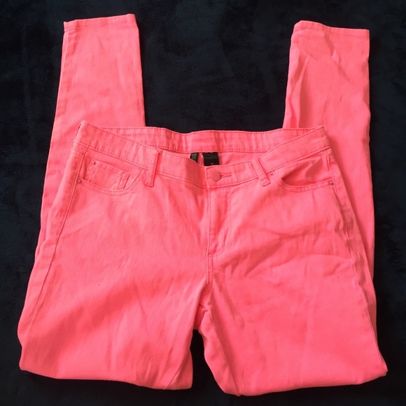 Bright Pink Skinny Jeans