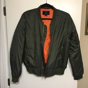 Olive green bomber Jacket