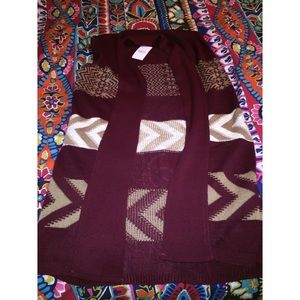 Rue 21 Sweater Vest Cardigan