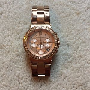 Rose Gold MK Watch
