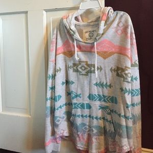 Pacsun Aztec Hoodie Sweater
