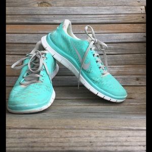Nike 3.0 Tiffany Blue/Grey Reflective Shoes