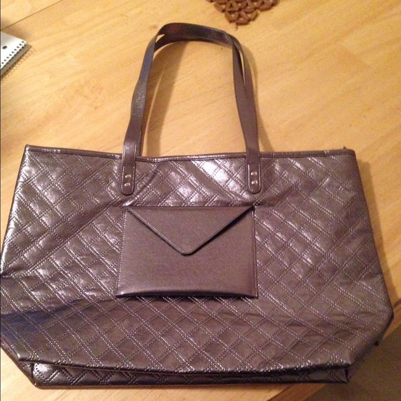 Cute silver tote originally from bath & body works
