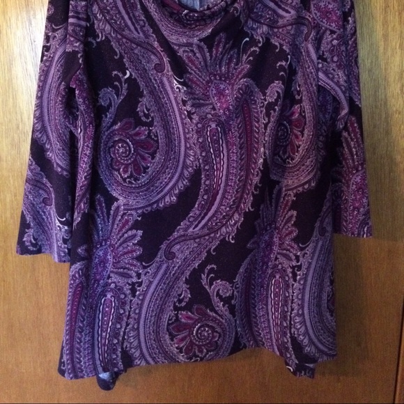 Paisley print long sleeved blouse - Picture 2 of 4