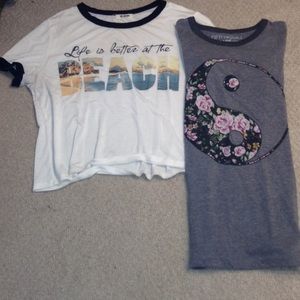 2 Printed Graphic Tees