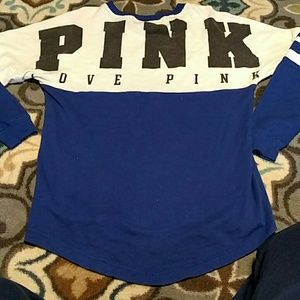 Victoria secret pink varsity crew small