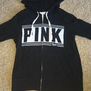 Pink/Victoria's Secrete zip up hoodie