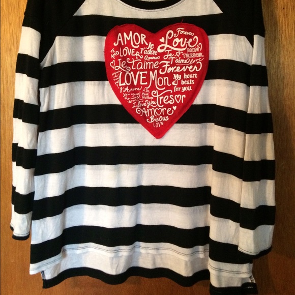 Black and white Long sleeved top - Picture 2 of 4