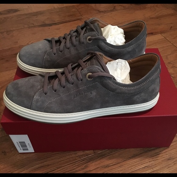 Salvatore Ferragamo men's suede sneakers