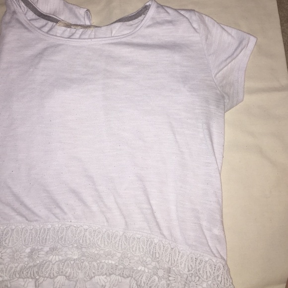 White/Lace tee