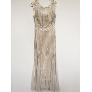 BHLDN Size 2 Champagne/Gold Emeline Dress