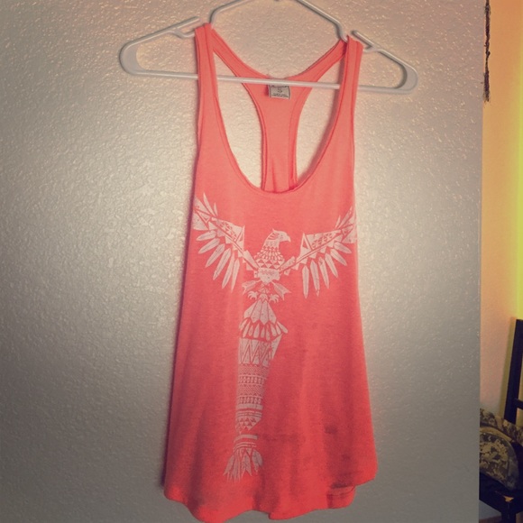 Tribal racer back tank top