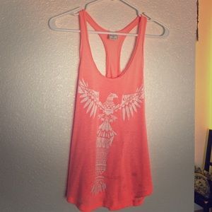 Tribal racer back tank top