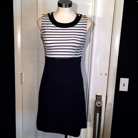 NWOT Freeway Modern Sailor Style Mini Dress