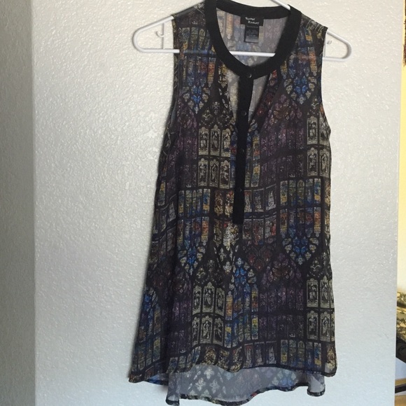 Long sheer muscle top