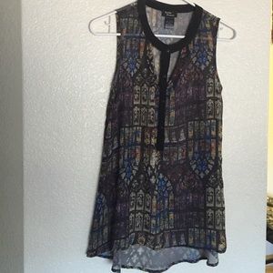 Long sheer muscle top