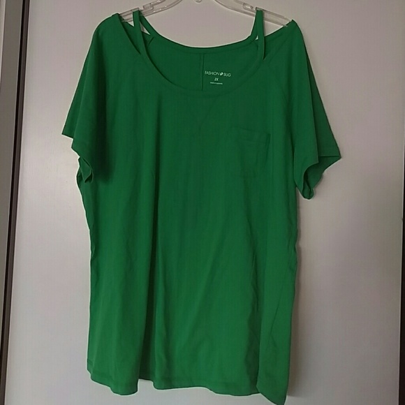 Green active wear top