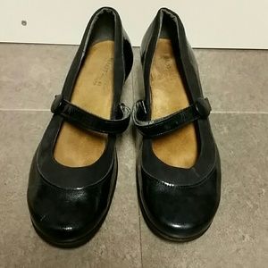 Naot high heels with velcro straps