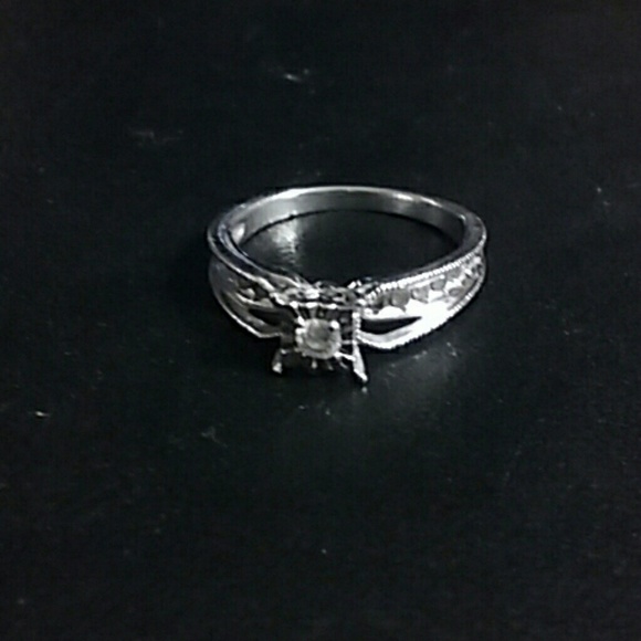💍Sterling silver Engagement  Ring💍 - Picture 3 of 4