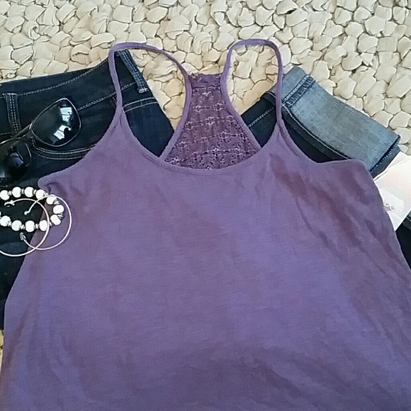 Sun & Shadow Purple Tank
