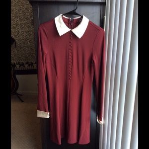 Long Sleeved Collared Dress