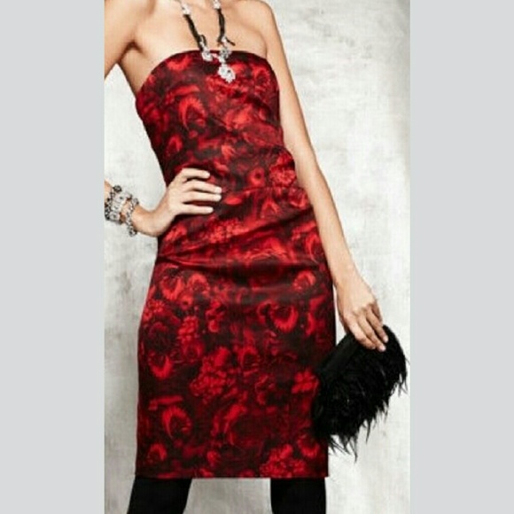 Ann Taylor Dresses & Skirts - SOLD! Ann Taylor Red Rose Print Dress