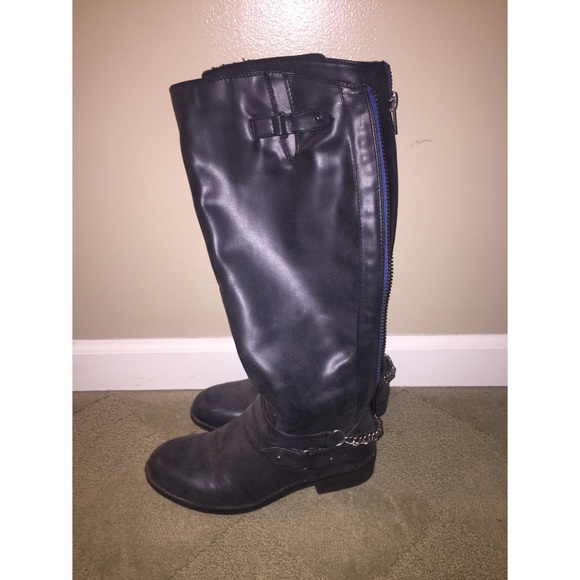 Gray Boots from Journeys by Madden Girl