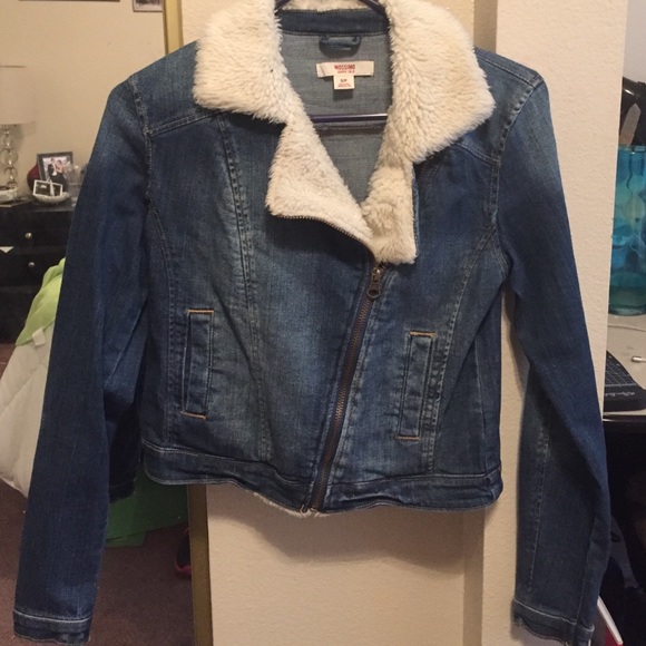 Denim & faux fur Jacket