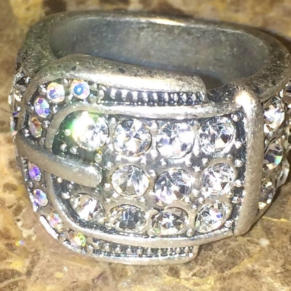 NWT "belt buckle" ring by Premiere Jewerly