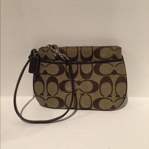 Authentic coach wristlet