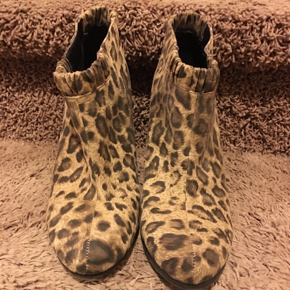 Leopard Print Booties