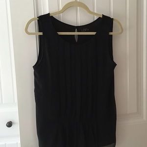 Loft size S black sleeveless top