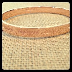 Inspiration Bangle- Always in shiny Rose Gold