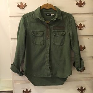 Army Style Button Up