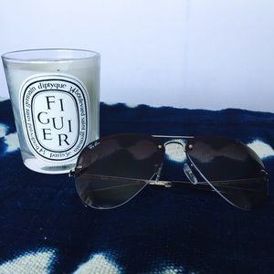 Ray ban rimless aviators