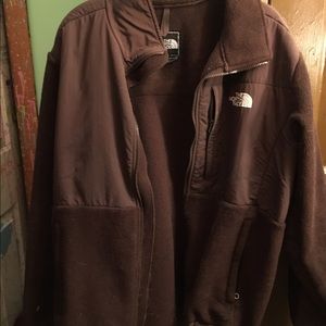 Brown north face jacket