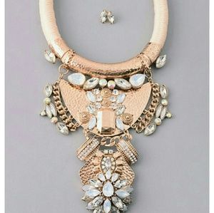 Gold statement necklaces