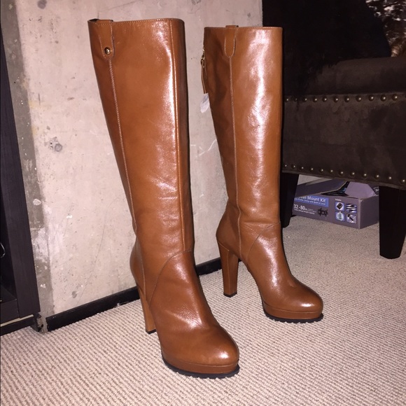 Fall 2015 BCBG Max Azria tall camel color boots