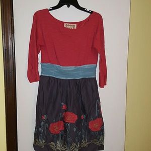 Chelsea and Violett 3/4 sleeve dress