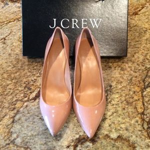 New J.Crew point toe nude heels/pumps