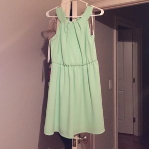 Mint green bridesmaid dress (belk)
