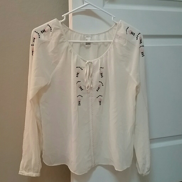 Cream Blouse
