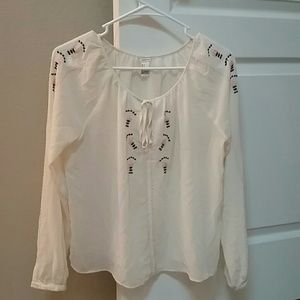 Cream Blouse